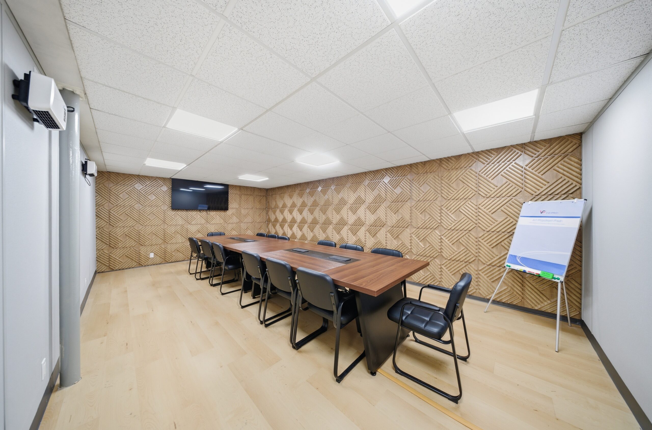 Modern boardroom rental at Parry Sound Corporate Corner